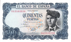CARTAMONETA ESTERA - SPAGNA - Francesco Franco Caudillo (1939-1975) - 500 Pesetas 23/07/1971 (1973) Pick 153
qFDS