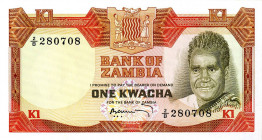 CARTAMONETA ESTERA - ZAMBIA - Repubblica - Kwacha (1973) Pick 16
FDS