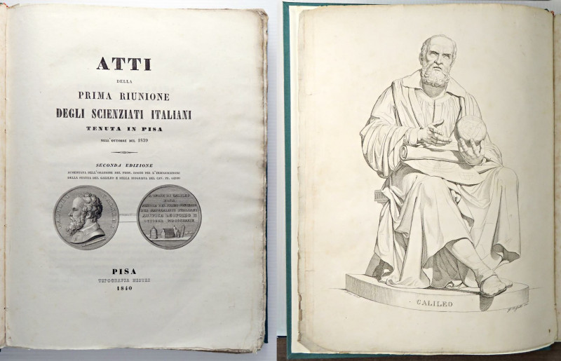 LIBRI VARI - LIBRI Atti della prima riunione degli scienziati italiani tenuta a ...