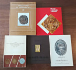 BIBLIOGRAFIA NUMISMATICA - LIBRI Insieme di 5 libri di monete/medaglie
Ottimo