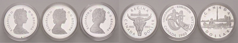 LOTTI - Estere CANADA - Dollaro 1977-1982-1983 - Lotto di 3 confezioni
FS