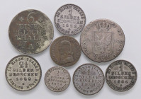 LOTTI - Estere GERMANIA-PRUUSIA - Lotto di 8 monete
MB÷BB