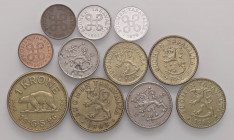 LOTTI - Estere GROENLANDIA - Corona 1926, assieme a 9 monete della Finlandia
BB÷SPL
