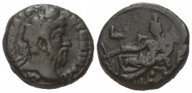 Ägypten. Alexandria. Marcus Aurelius (161 - 180 n. Chr.).

 Bronze. 168 / 169 n. Chr. (Jahr 9).
Vs: Kopf des Marcus Aurelius mit Lorbeerkranz recht...