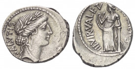 Mn. Acilius Glabrio.

 Denar (Silber). 49 v. Chr. Rom.
Vs: SALVTIS. Kopf der Salus mit Lorbeerkranz rechts.
Rs: MN ACILIVS III VIR VALETV. Valetud...