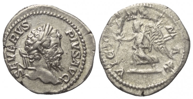 Septimius Severus (193 - 211 n. Chr.).

 Denar (Silber). 202 - 210 n. Chr. Rom...