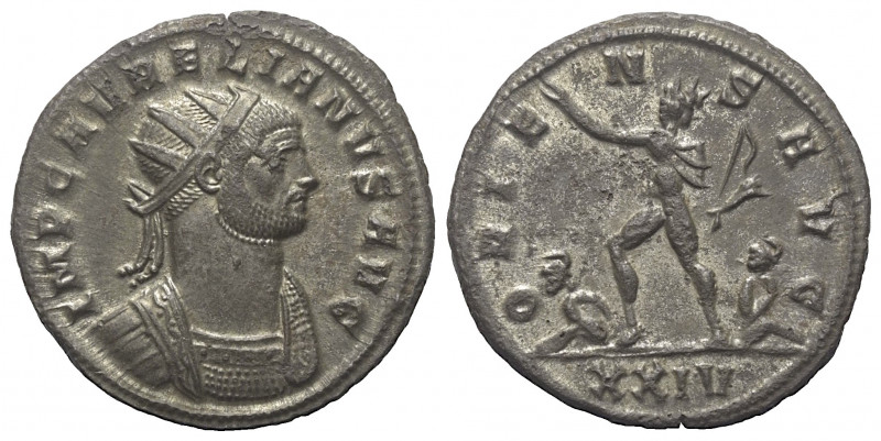 Aurelianus (270 - 275 n. Chr.).

 Antoninian (Billon). 274 n. Chr. Siscia.
Vs...