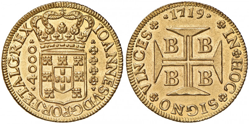 Maria 1786 - 1811
Brasilien. 6400 Reis, 1808. R-Rio de Janeiro
14,39g
KM 236.1
s...