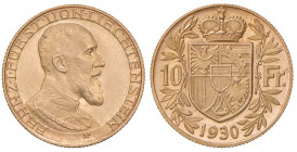 Franz Joseph 1929 - 1938
Liechtenstein. 10 Franken, 1930. 3,24g
KM 11
stgl