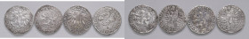 Hendrik van Brederode 1556 - 1558
Niederlande. 4x 1/4 Taler (AR batzeler of 5 Liège or 4 Brabant penny), o. Jahr. Die Herrschaft Vianen gehörte Hendri...