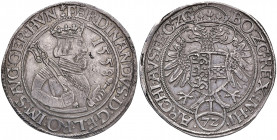 Ferdinand I. 1521 - 1564
Taler zu 72 Kreuzer, 1558. Klagenfurt
30,88g
MzA Seite 41
vz