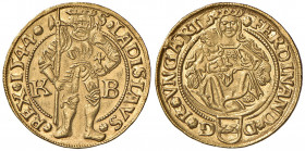 Ferdinand I. 1521 - 1564
Dukat, 1544. Kremnitz
3,57g
MzA Seite 27
vz+