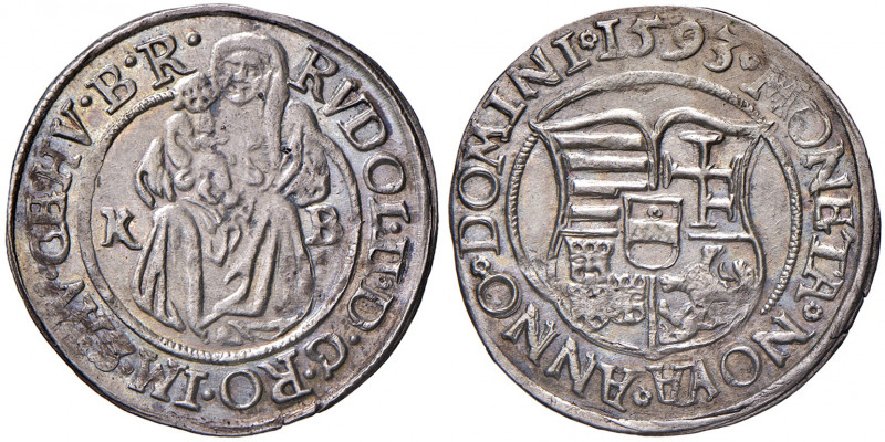 Rudolph II. 1576 - 1612
Breitgroschen, 1593, K-B. Kremnitz
2,63g
MzA. Seite 79
v...