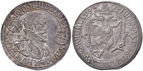 Rudolph II. 1576 - 1612
Taler, 1599. Nagybanya
28,80g
MzA. Seite 85
kleines Zainende
stgl