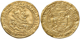 Matthias II. 1612 - 1619
Dukat, 1609. Wien
3,42g
MzA. Seite 65
f.vz