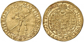 Matthias II. 1612 - 1619
Dukat, 1613. Wien
3,40g
MzA. Seite 100
f.vz