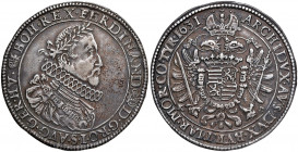 Ferdinand II. 1619 - 1637
Taler, 1631, K-B. Kremnitz
28,86g
Her. 573
ss/vz