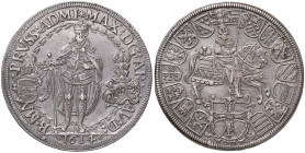 Erzherzog Maximilian - Als Hochmeister des Deutscher Orden 1590 - 1618
3 Taler, 1614. Hall
86,34g
M./T. 412
win. Zainende auf 3 Uhr
vz