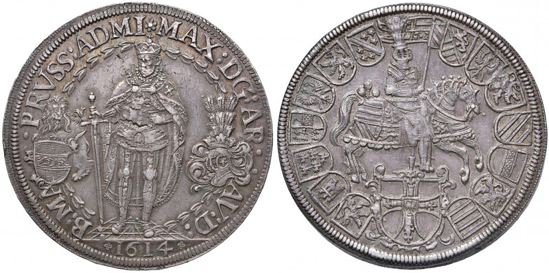 Erzherzog Maximilian - Als Hochmeister des Deutscher Orden 1590 - 1618
2 Taler, ...