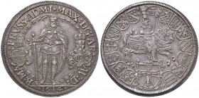 Erzherzog Maximilian - Als Hochmeister des Deutscher Orden 1590 - 1618
2 Taler, 1614. Hall
57,28g
M./T. 412
f.vz/vz