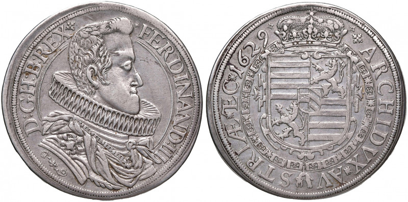 Ferdinand III. als Erzherzog 1627 - 1637
2 Taler, 1629, H-G. Glatz
57,03g
Her. 2...