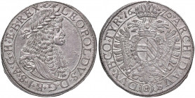 Leopold I. 1657 - 1705
Taler, 1670. Wien
28,72g
Her. 587
vz+