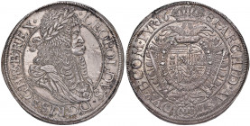 Leopold I. 1657 - 1705
Taler, 1681, MM. Wien
28,44g
Her. 591
vz/stgl