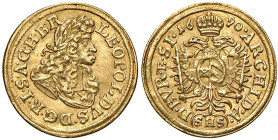 Leopold I. 1657 - 1705
1/2 Dukat, 1690, SHS. Breslau
1,72g
Her. 447
f.vz