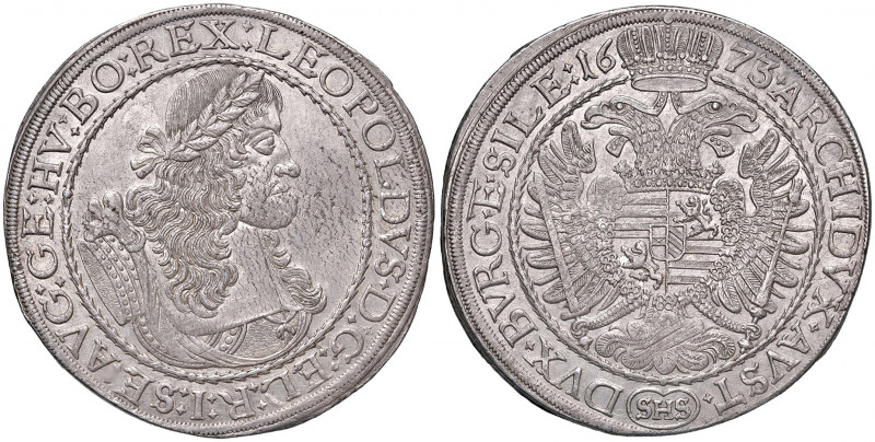 Leopold I. 1657 - 1705
Taler, 1673, SHS. ex Auktion H.D. Rauch 04/13 Zuschlag EU...