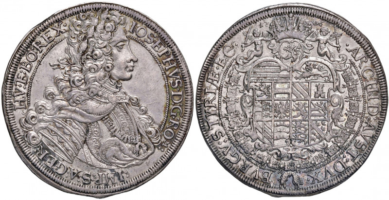 Joseph I. 1705 - 1711
Taler, 1706. Graz
28,59g
Her. 126
win. Zainende
f.stgl/stg...