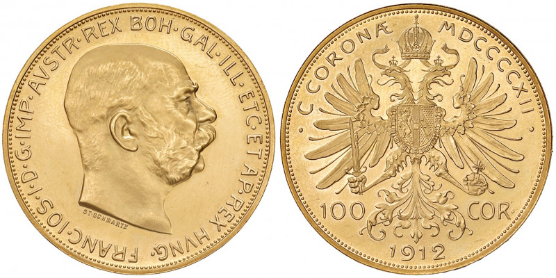 Franz Joseph I. 1848 - 1916
100 Kronen, 1912. Wien
33,90g
Fr. 1920
stgl