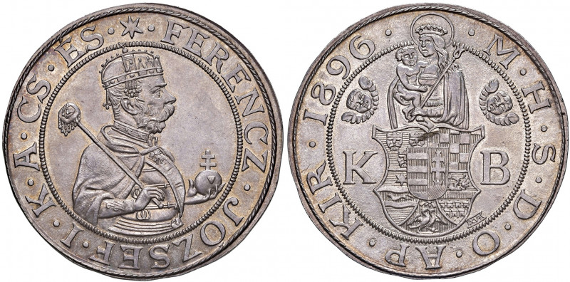 Franz Joseph I. 1848 - 1916
Taler (XVI) Ferdinand I., 1896. Millennium, Auflage ...