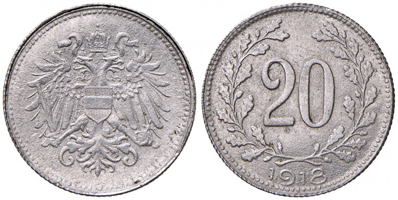 Karl I. 1916 - 1918
20 Heller, 1918. Pattern / Probe zum 20 Heller, Aluminium (A...