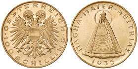 100 Schilling, 1935
1. Republik 1918 - 1933 - 1938. Madonna von Mariazell. Wien
23,64g
Her. 13
stgl