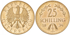 1. Republik 1918 - 1933 - 1938
1. Republik 1918 - 1933 - 1938. 25 Schilling, 1934. Wien
5,88g
Her. 24
stgl