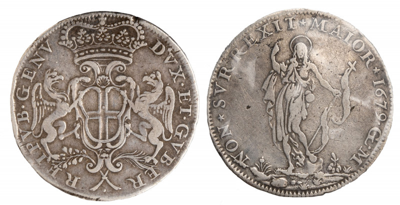 GENOVA - DOGI BIENNALI (III fase, 1637-1797) - 2 lire 1679
Argento
Lunardi 301...