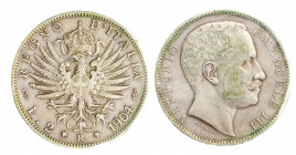 VITTORIO EMANUELE III (1900-1943) - 2 lire 1904
Argento
Gigante 92 Molto rara
Sigillata q.BB dal perito Emilio Tevere