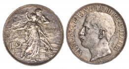 VITTORIO EMANUELE III (1900-1943) - 2 lire 1911, cinquantenario
Argento
Gigante 100
q.SPL