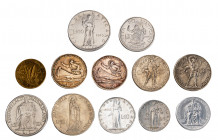 CITTA' DEL VATICANO - 12 monete in lotto con tre serie in confezione (1964, 1965, 1971)
Vari metalli
Varie conservazioni - da MB-BB a FDC - da esami...