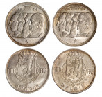 BELGIO - BALDOVINO I (1951-1993), lotto 2 monete da 100 franchi (1951 e 1954)
Argento
KM# 138 e 139
q.FDC e FDC