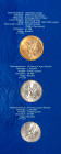 CILE - Set III anniversario liberazione del Cile, 1976, in confezione originale
Oro e cupro nichel
KM# 209,210,213
FDC