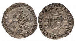 FRANCIA - ENRICO II (1547-1559), Douzaine, 1550
Argento
BB