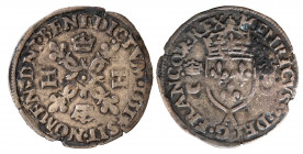 FRANCIA - ENRICO II (1547-1559), Douzaine, 1551 A
Argento
MB-BB
