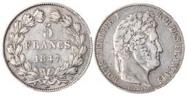 FRANCIA - luigi filippo i (1830 - 1848) - 5 franchi 1847
Argento
KM# 749
Pulita
MB-BB