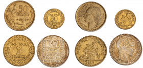 FRANCIA - lotto 4 monete
Vari metalli
KM# 884, 877, 878, e 918.2
da m.SPL a q.FDC