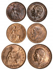GRAN BRETAGNA - GIORGIO V (1910-1936), lotto 3 monete
1/2 penny, 1935
Rame
KM# 837
Rame rosso
q.FDC

Farthing, 1936
Rame
KM# 825
Tracce di r...
