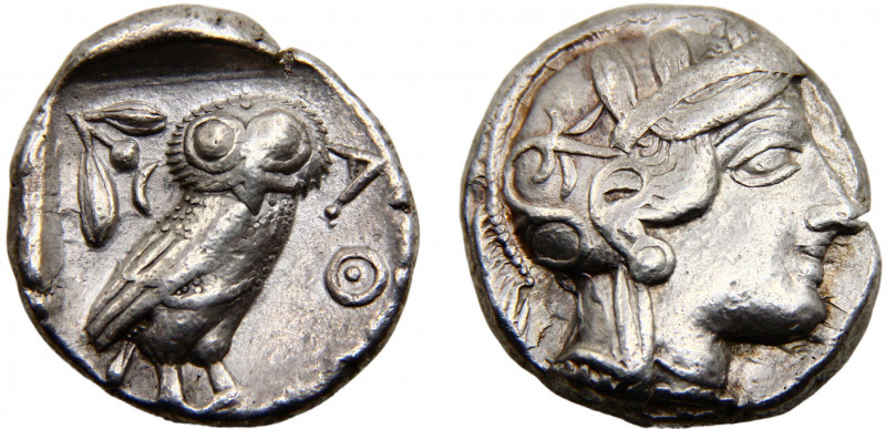 Greek Ancient States Attica, Athens AR Tetradrachm ca.454-404 BC Athens mint Hel...