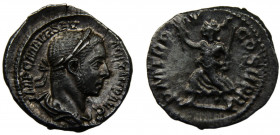 Roma Empire Severus Alexander AR Denarius AD222-235 Roma mint Pax Silver 3.18g RIC# 67