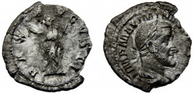 Roma Empire Maximinus I AR Denarius AD235-238 Roma mint Pax Silver 1.77g RIC# 12