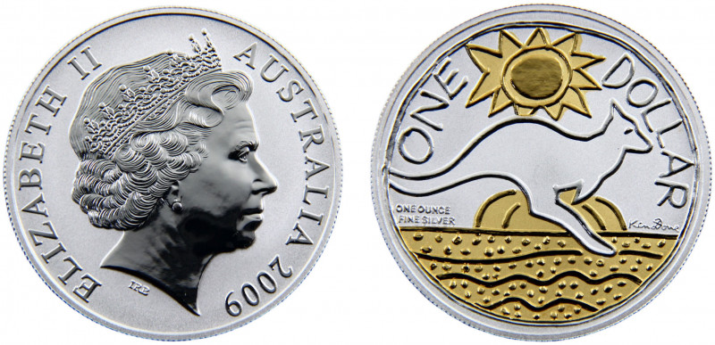 Australia Commonwealth Elizabeth II 1 Dollar 2009 Canberra mint(Mintage 5997) 4t...